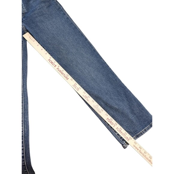 Levi’s Ribcage Straight Ankle Jeans 26 High Rise Button Fly Medium Wash Classic - Picture 6 of 8